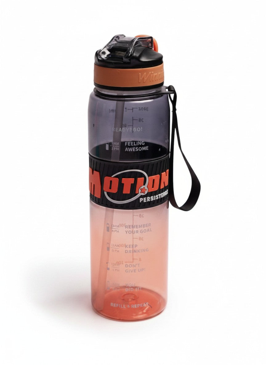 Motion Persistence Water Bottle with Time Marker, 1L