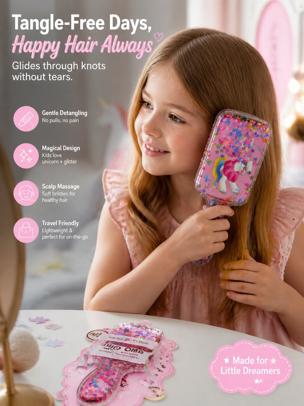 STAR DUST HAIR BRUSH
