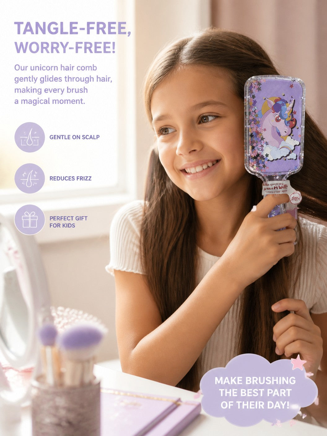 STAR DUST HAIR BRUSH