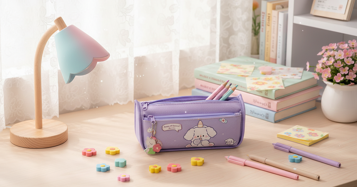 Kawaii Puppy Pencil Case