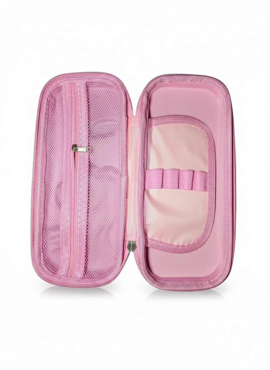 Fantasy Land Pencil Case, EVA Hardshell (Pink) | Zipper Closure, Kids Stationery Pouch, 3D Printed Design, Lightweight &amp; Durable, School Supplies